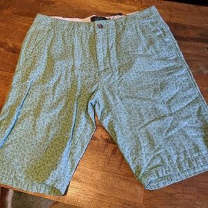 Light green and blue shorts